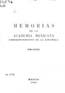 Memorias de la Academia Mexicana