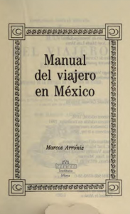 Manual del viajero en México