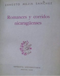 Romances y corridos nicaragüenses