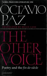 The other voice : Poetry and the Fin-de-siecle