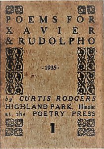 Poems for Xavier and Rudolpho