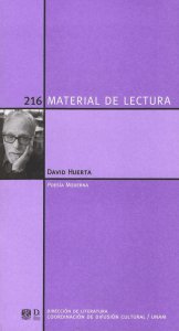 David Huerta : poesía moderna