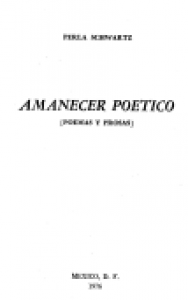 Amanecer poético : poemas y prosas