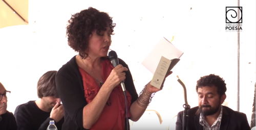 María Baranda recita un fragmento de ''Ávido mundo''