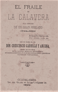 El fraile de la calavera, o, La centuria de un gran prelado 1792-1892