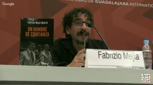 ''Un hombre de confianza'' de Fabrizio Mejía en FIL Guadalajara 2015