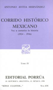 Corrido histórico mexicano : 1824-1936