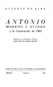 Antonio Moreno y Oviedo y la Generación de 1903