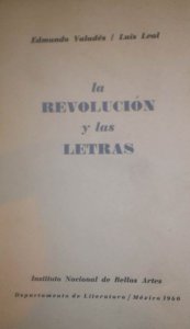 La Revolución y las letras
