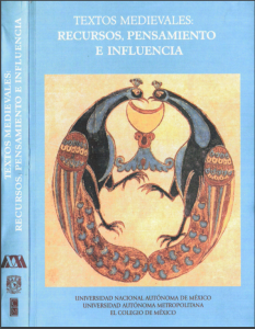 Textos medievales : recursos, pensamiento e influencia : jornadas medievales (9º.: 2002 sep. 23-27: Ciudad de México)