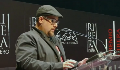 Antonio Ortuño es galardonado con el Premio Ribera del Duero