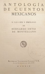 Antología de cuentos mexicanos