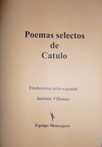 Poemas selectos de Catulo