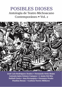 Posibles dioses : antología de teatro michoacano contemporáneo, vol. 2