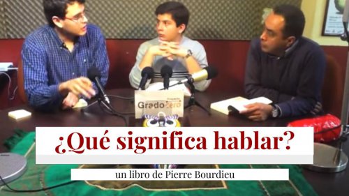 ¿Qué significa hablar? un libro de Pierre Bourdieu