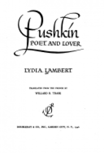 Pushkin : poet and lover