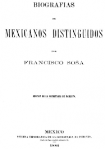 Biografías de mexicanos distinguidos
