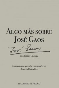 Algo más sobre José Gaos