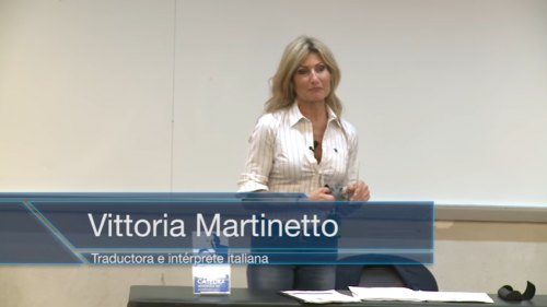 VITTORIA MARTINETTO - Seminario Las manos sucias: la traducción literaria como oficio artesanal