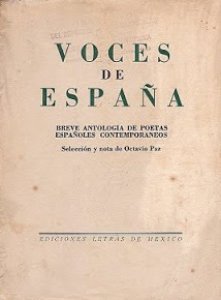 Voces de España: Breve antología de poetas españoles contemporáneos