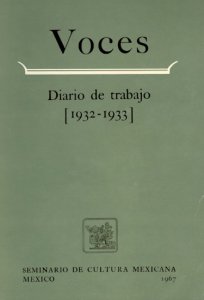 Voces : diario de trabajo 1932-1933